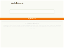 Tablet Screenshot of andador.com